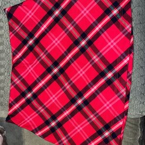 Plaid Red Skirt